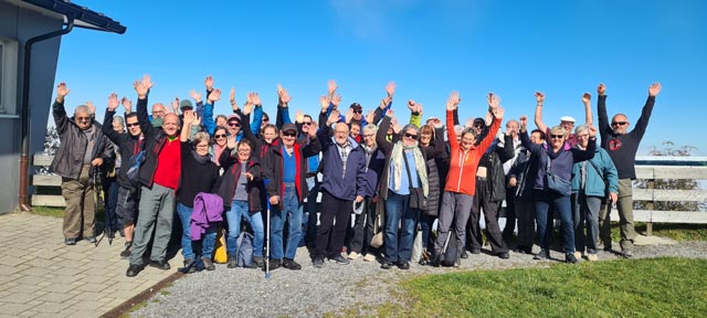 Die 35-köpfige Reisegruppe der Musikgesellschaft Hornussen Böztal. Foto: zVg